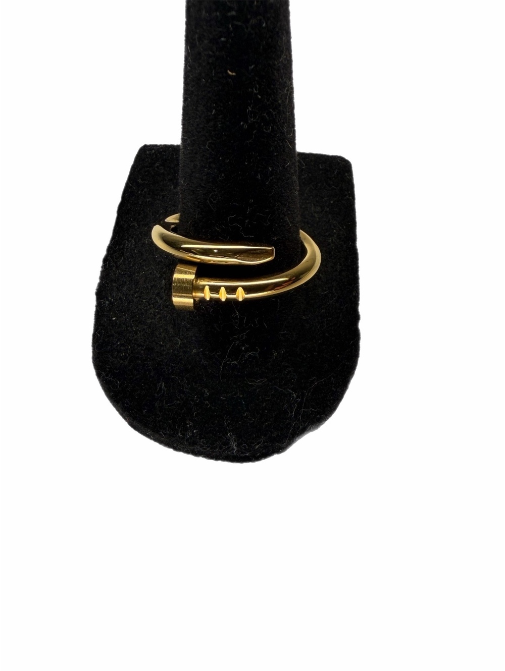 18k Gold Plated Nail Ring